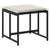 Garden Stools with Cushions 4 pcs Black Poly Rattan