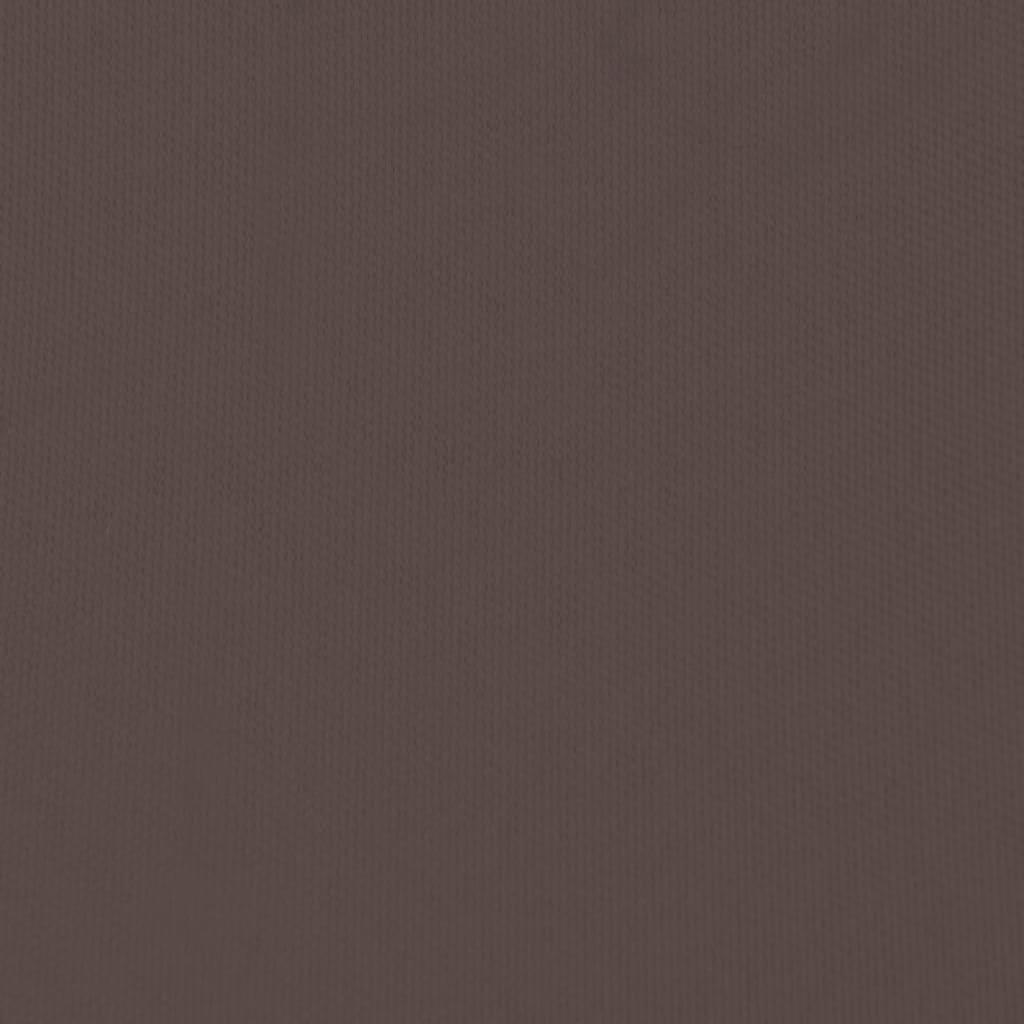 Garden Swing Bench with Canopy Coffee Brown Steel