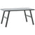 Garden Coffee Table Black 90x45x35 cm Powder-coated Steel