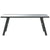 Garden Coffee Table Black 90x45x35 cm Powder-coated Steel