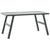 Garden Coffee Table Black 90x45x35 cm Powder-coated Steel