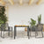 Garden Chairs 2 pcs Black Poly Rattan