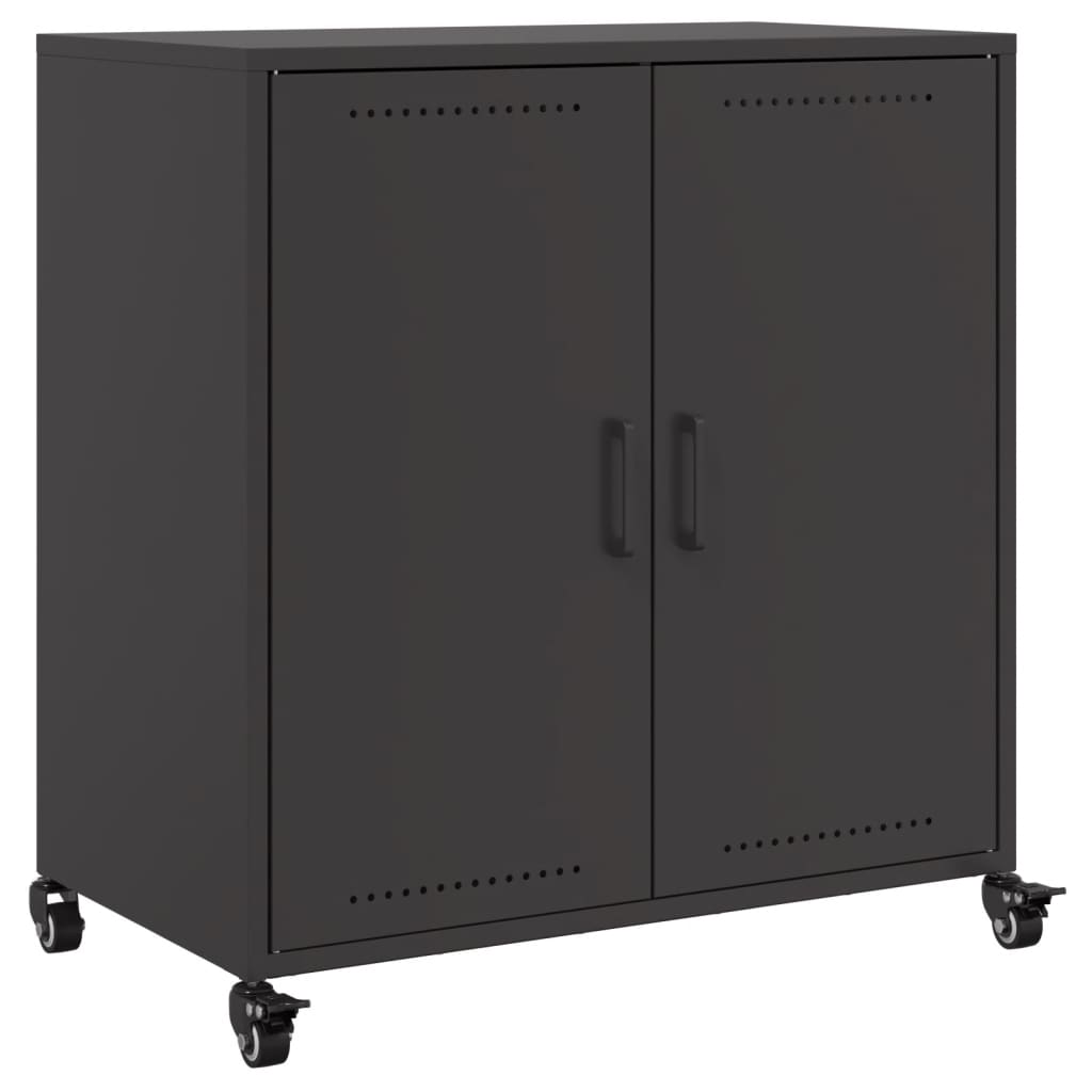 Sideboard Black 68x39x72 cm Steel