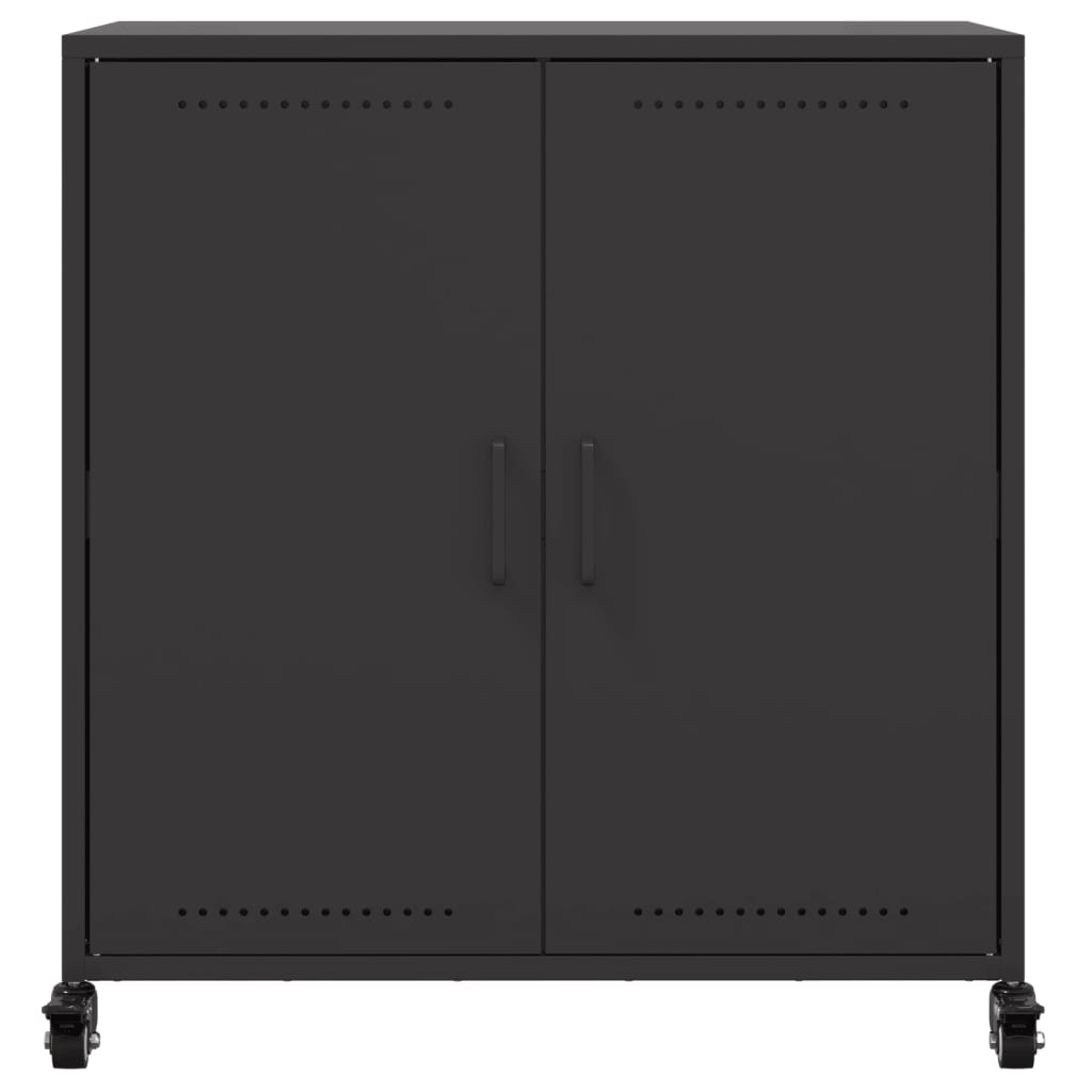 Sideboard Black 68x39x72 cm Steel