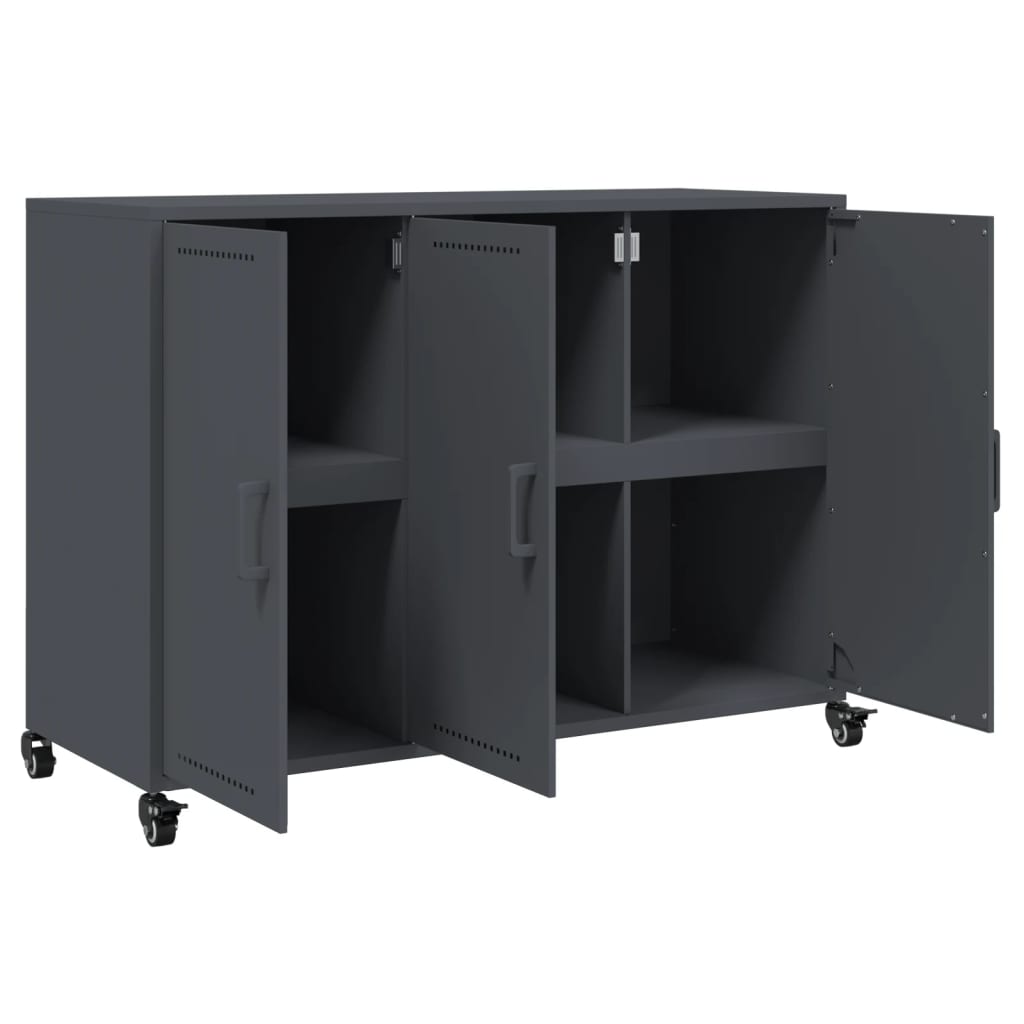 Sideboard Anthracite 100.5x39x72 cm Steel
