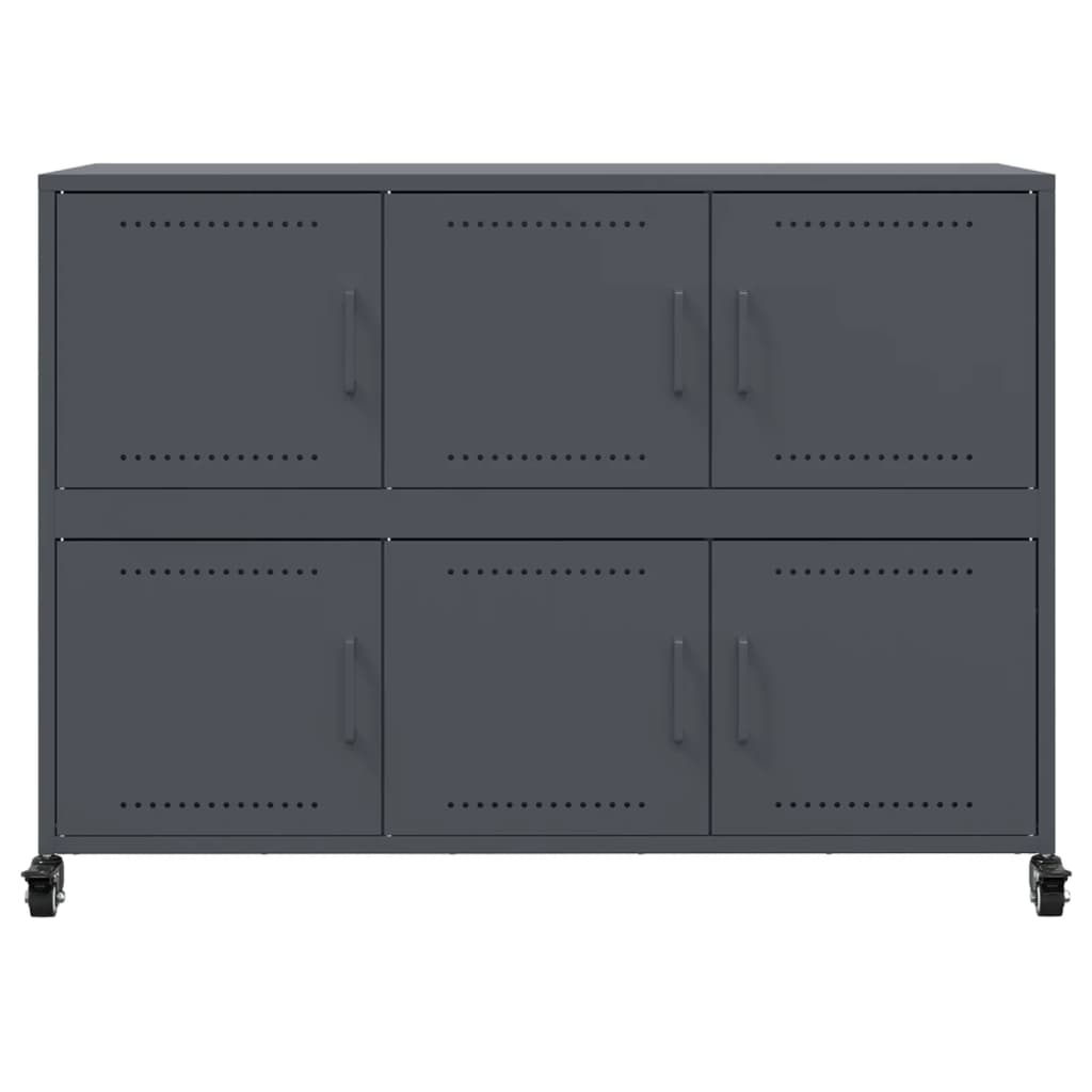 Sideboard Anthracite 100.5x39x72 cm Steel