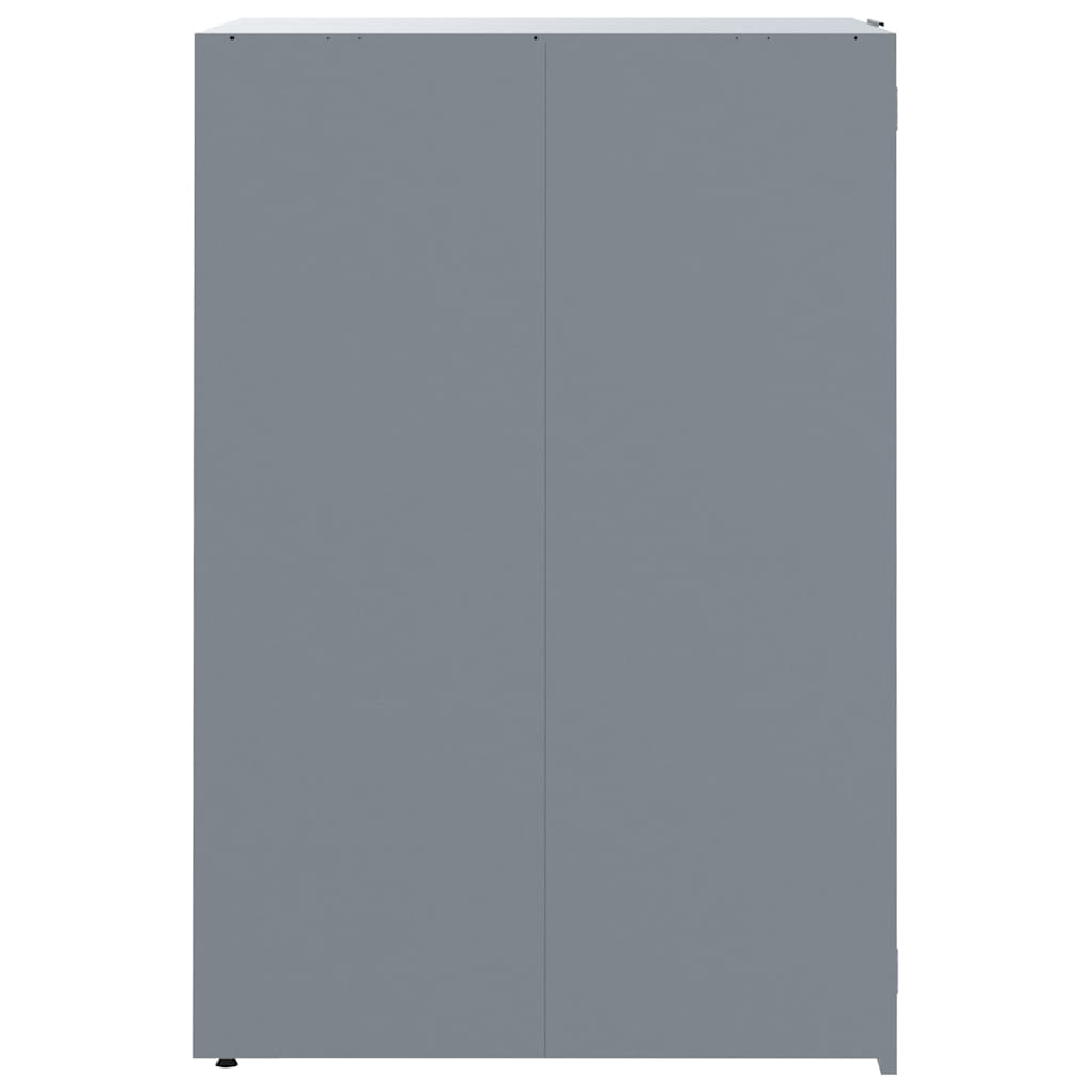 Wheelie Bin Storage for Single Bin Grey 69x79x117 cm Steel