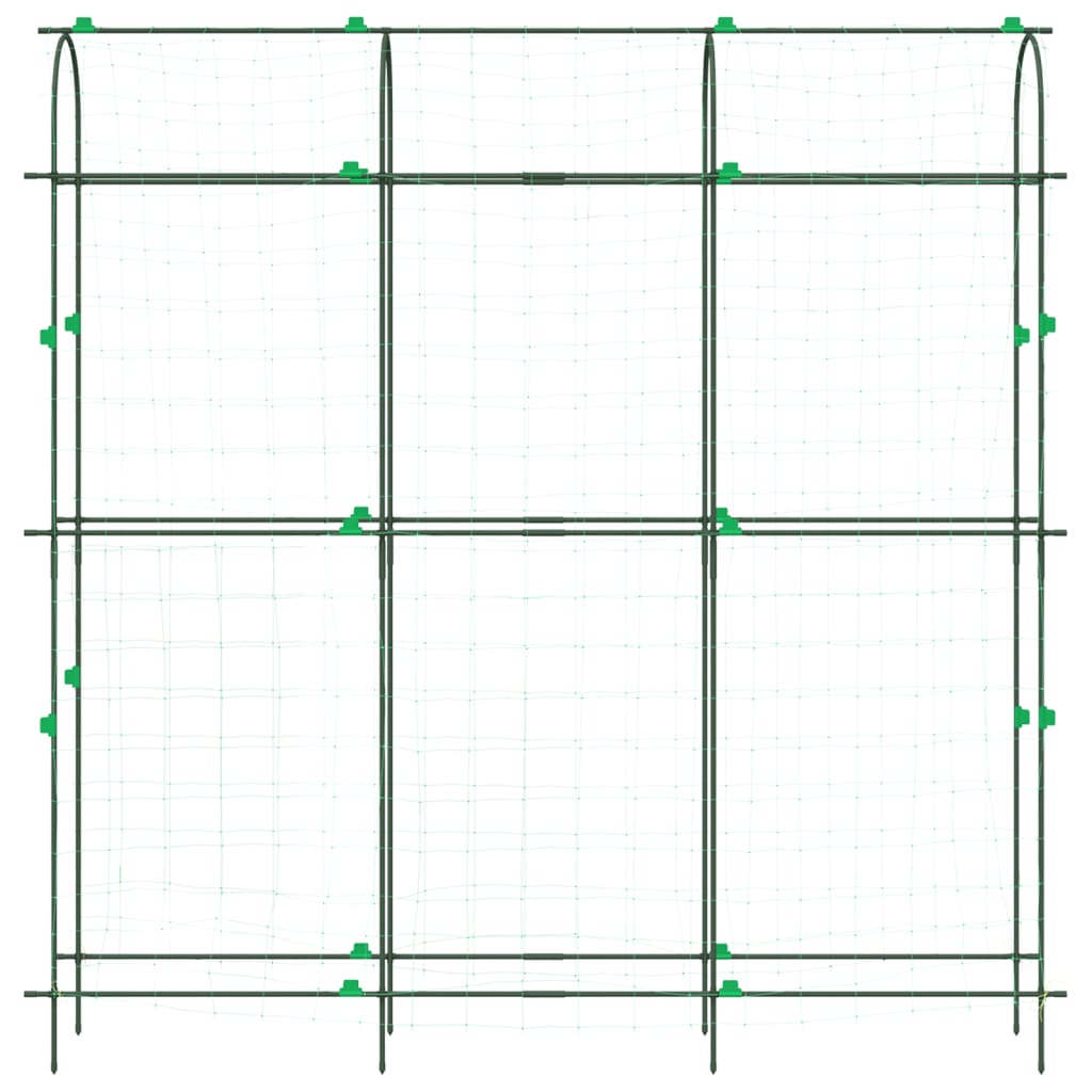 Garden Trellises for Climbing Plants 4 pcs U-Shape Steel