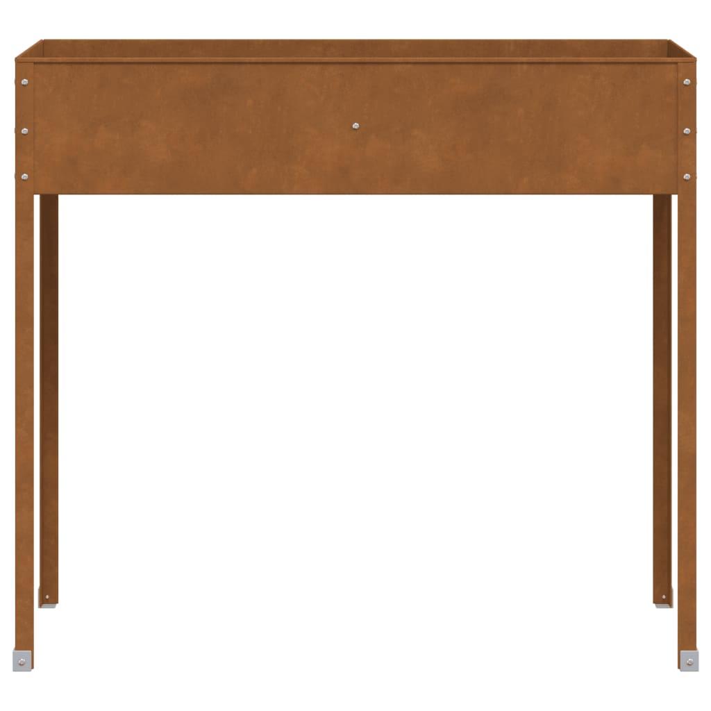 Garden Planter 100.5x40.5x90 cm Weathering Steel