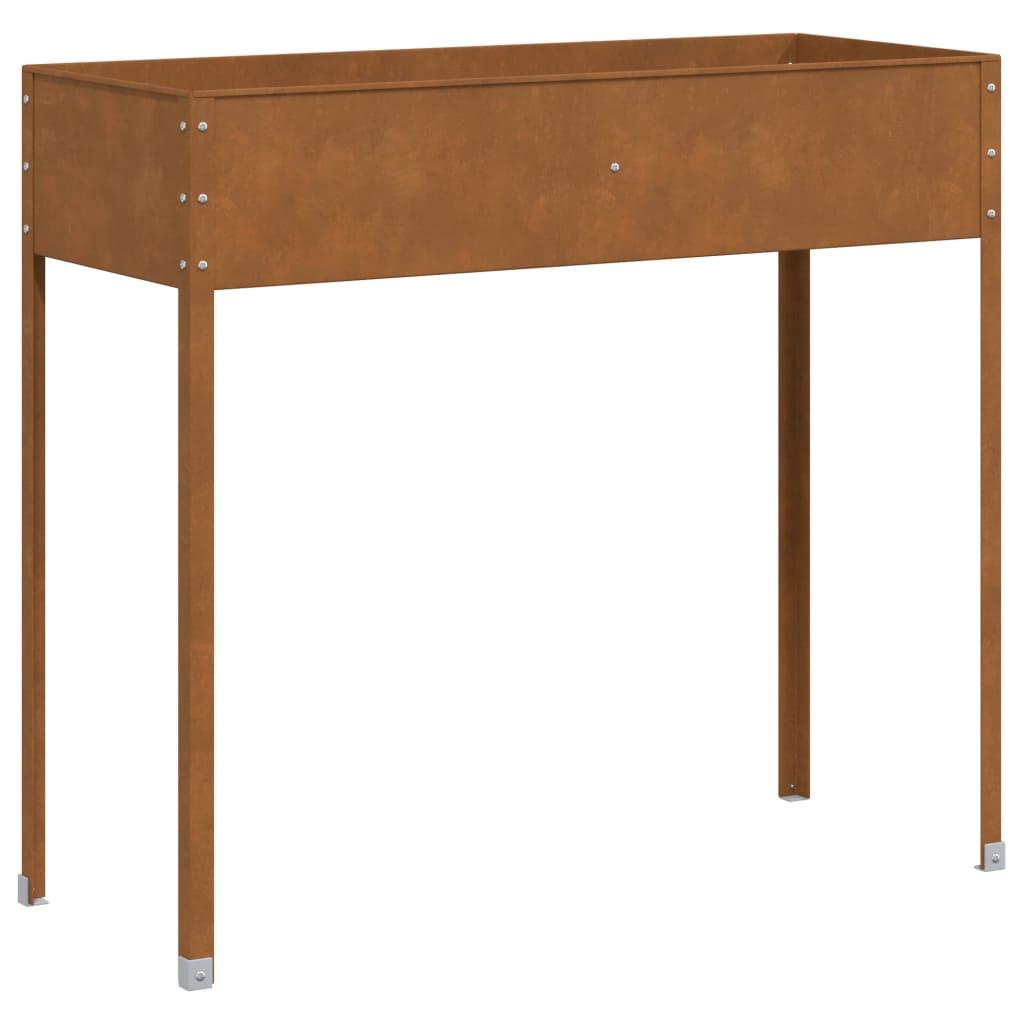 Garden Planter 100.5x40.5x90 cm Weathering Steel