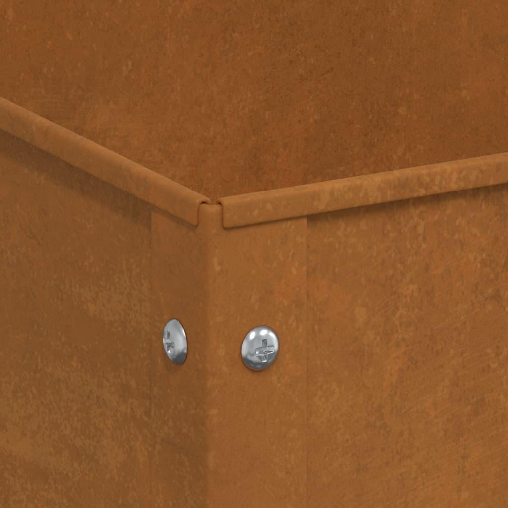 Garden Planter 100.5x40.5x90 cm Weathering Steel