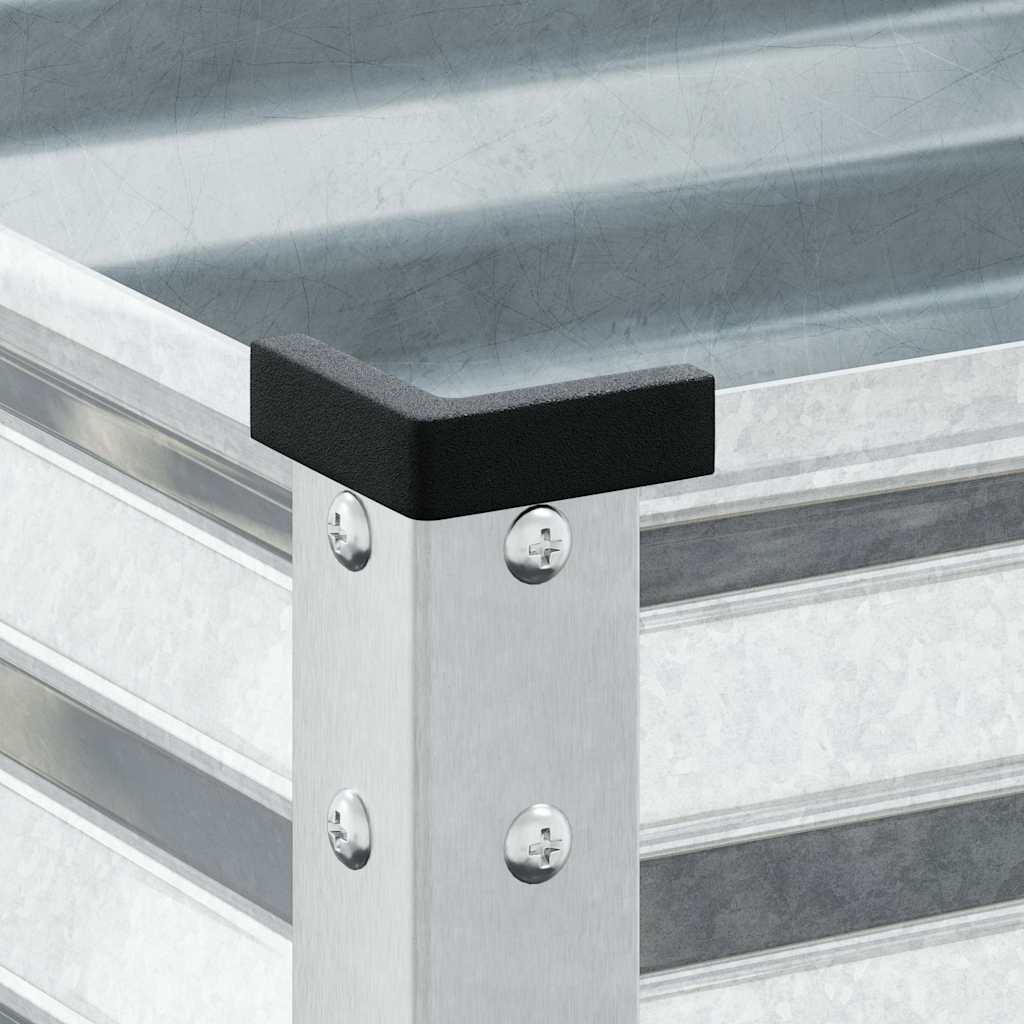 Garden Planter 100x45x90 cm Galvanised Steel