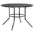 Patio Table Round Anthracite Ø110x72.5 cm Powder-coated Steel