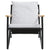 Garden Chairs with Cushions 2 pcs Black Steel