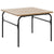 Garden Nest of Coffee Tables 2 pcs Brown and Black Steel