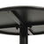 Garden Table Round Black Ø60x105 cm Steel