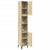Bathroom Cabinet Sonoma Oak 30x30x190 cm Engineered Wood
