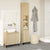 Bathroom Cabinet Sonoma Oak 30x30x190 cm Engineered Wood