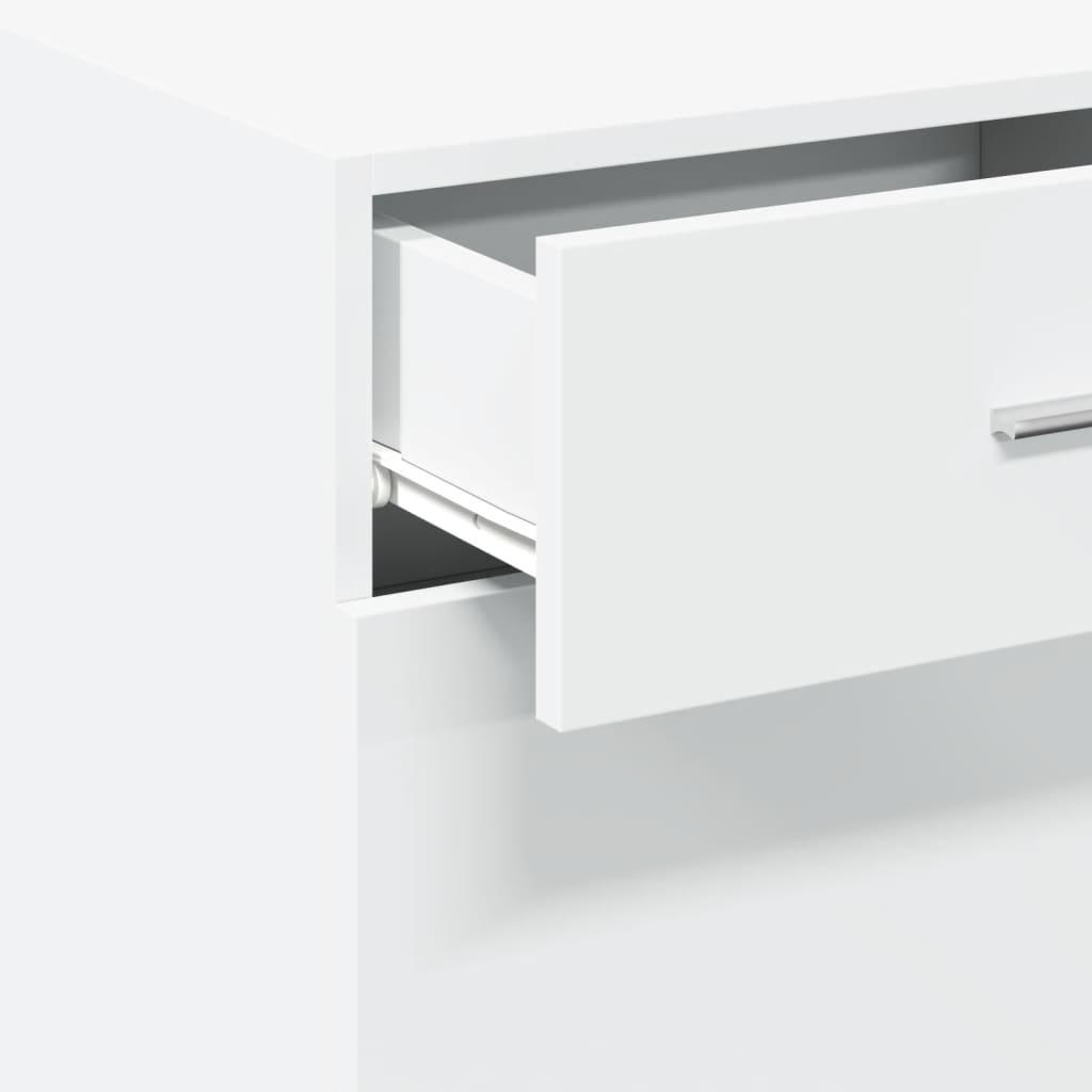 Sideboard White 50x42.5x93 cm Engineered Wood