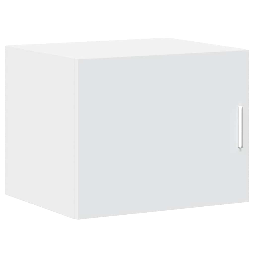 Slim Storage Cabinet White 50x42,5x225 cm Engineered Wood
