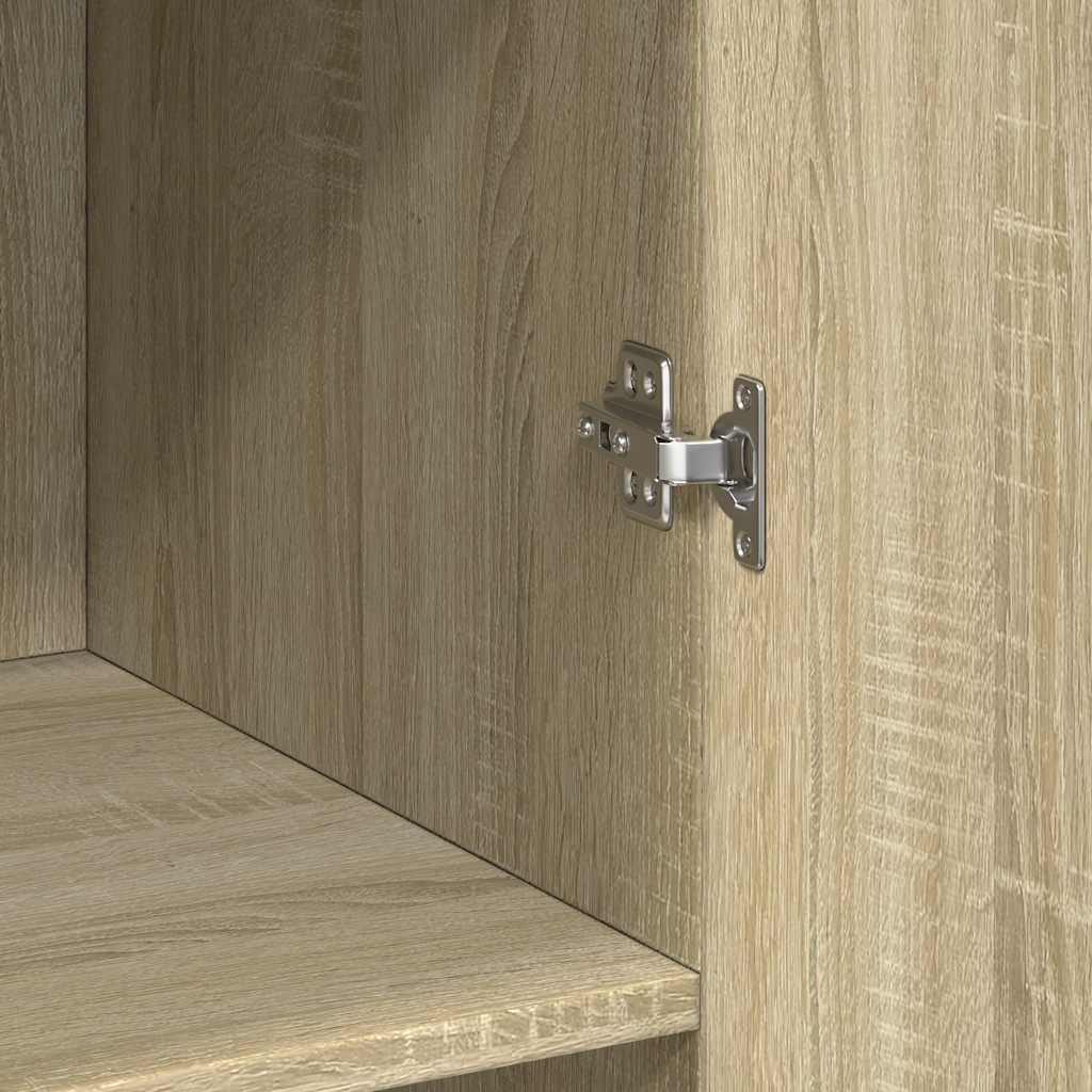 Storage Cabinet Sonoma Oak 70x42.5x225 cm Engineered Wood