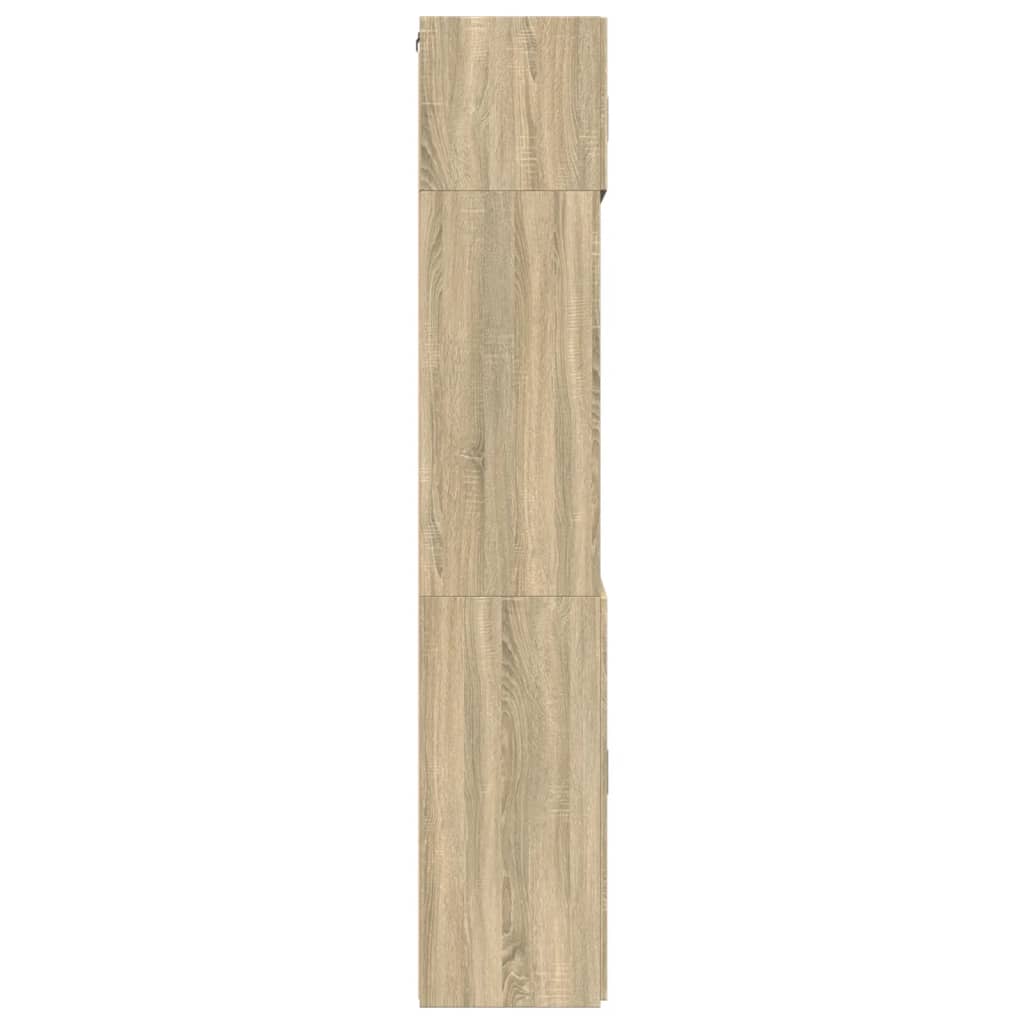Storage Cabinet Sonoma Oak 80x42,5x225 cm Engineered Wood