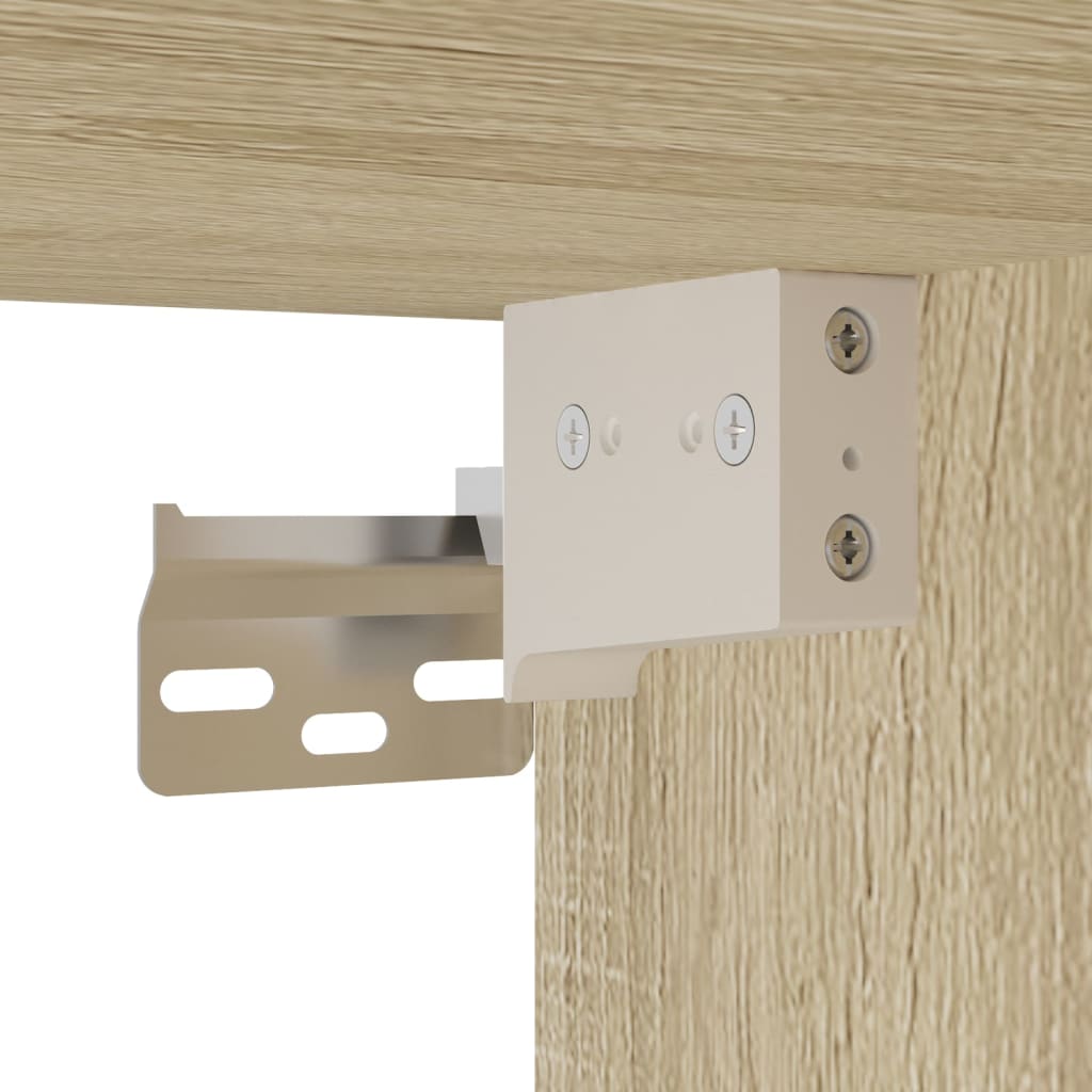 Storage Cabinet Sonoma Oak 80x42,5x225 cm Engineered Wood