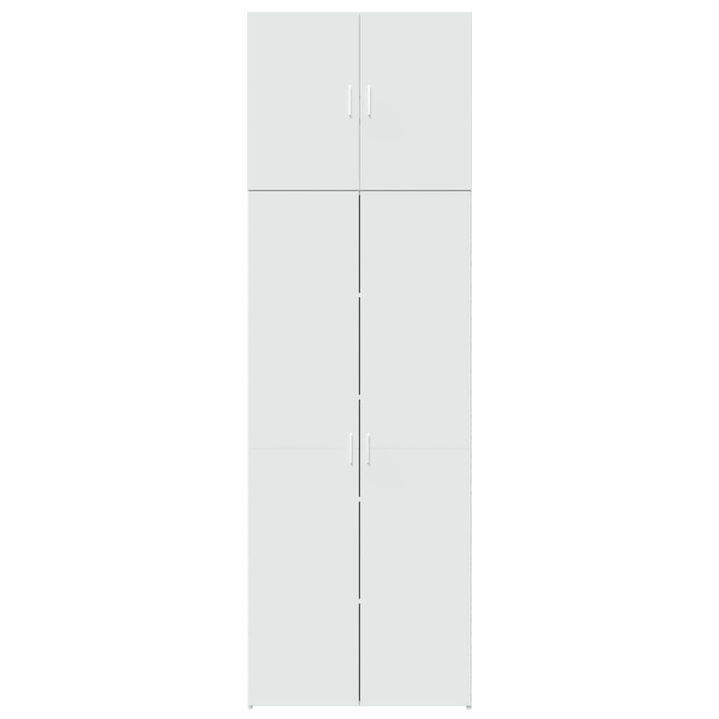 Highboard White 80x42.5x249 cm Engineered Wood
