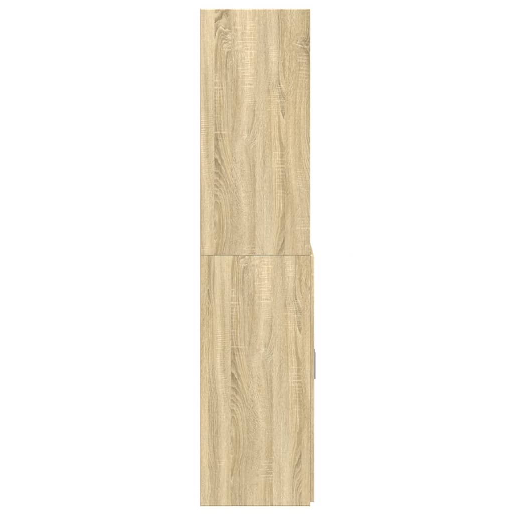 Highboard Sonoma Oak 80x42.5x185 cm Engineered Wood