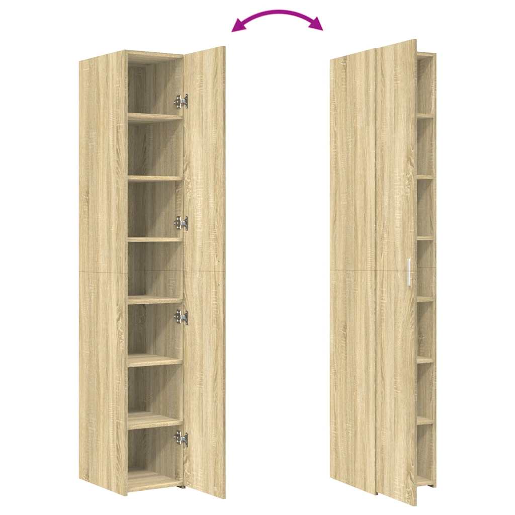 Highboard Sonoma Oak 30x42.5x185 cm Engineered Wood