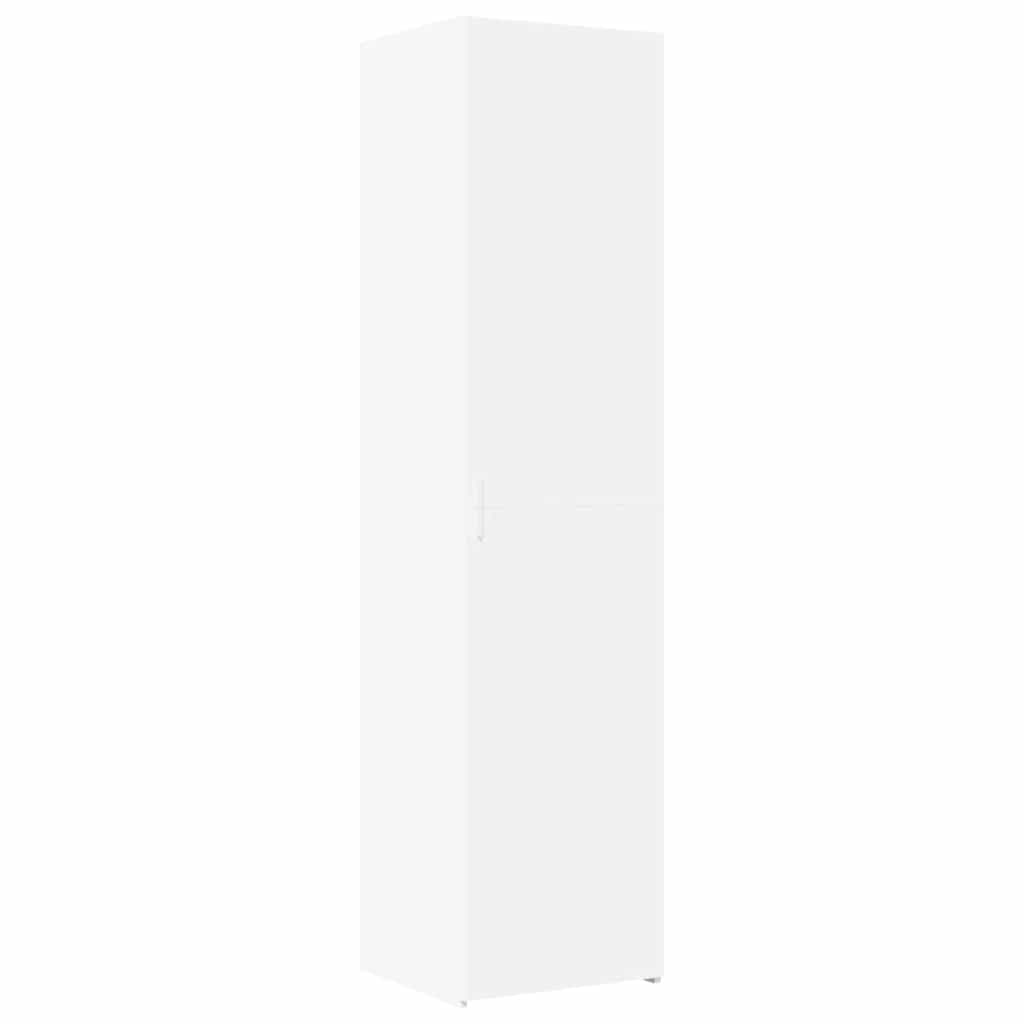 Highboard White 45x42.5x185 cm Engineered Wood