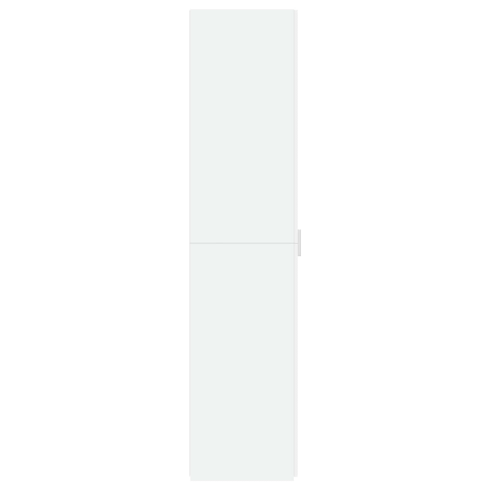 Highboard White 45x42.5x185 cm Engineered Wood