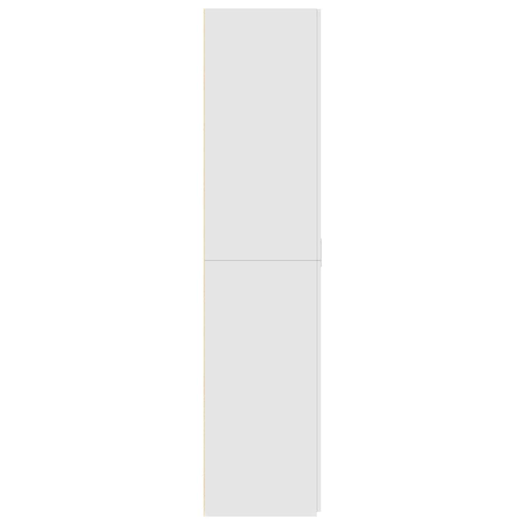 Highboard White 70x42.5x185 cm Engineered Wood