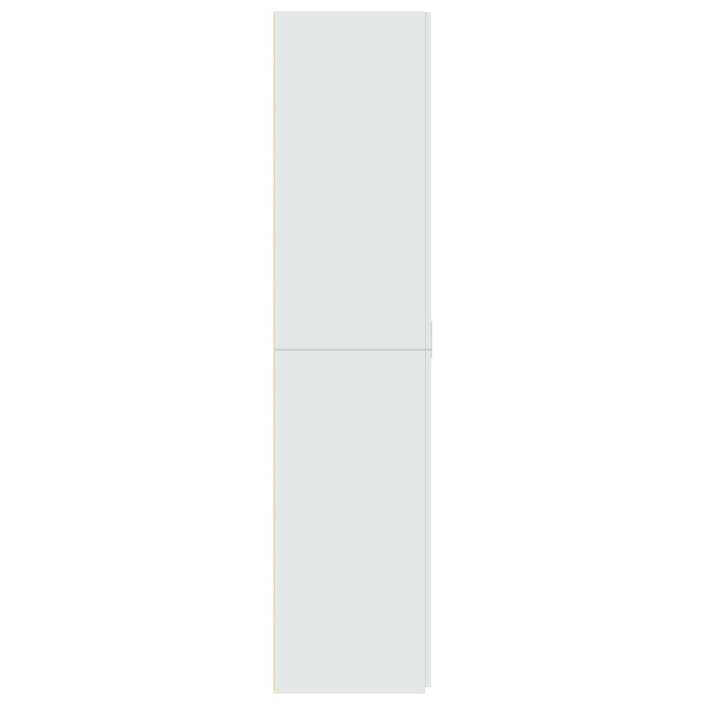Highboard White 80x42.5x185 cm Engineered Wood