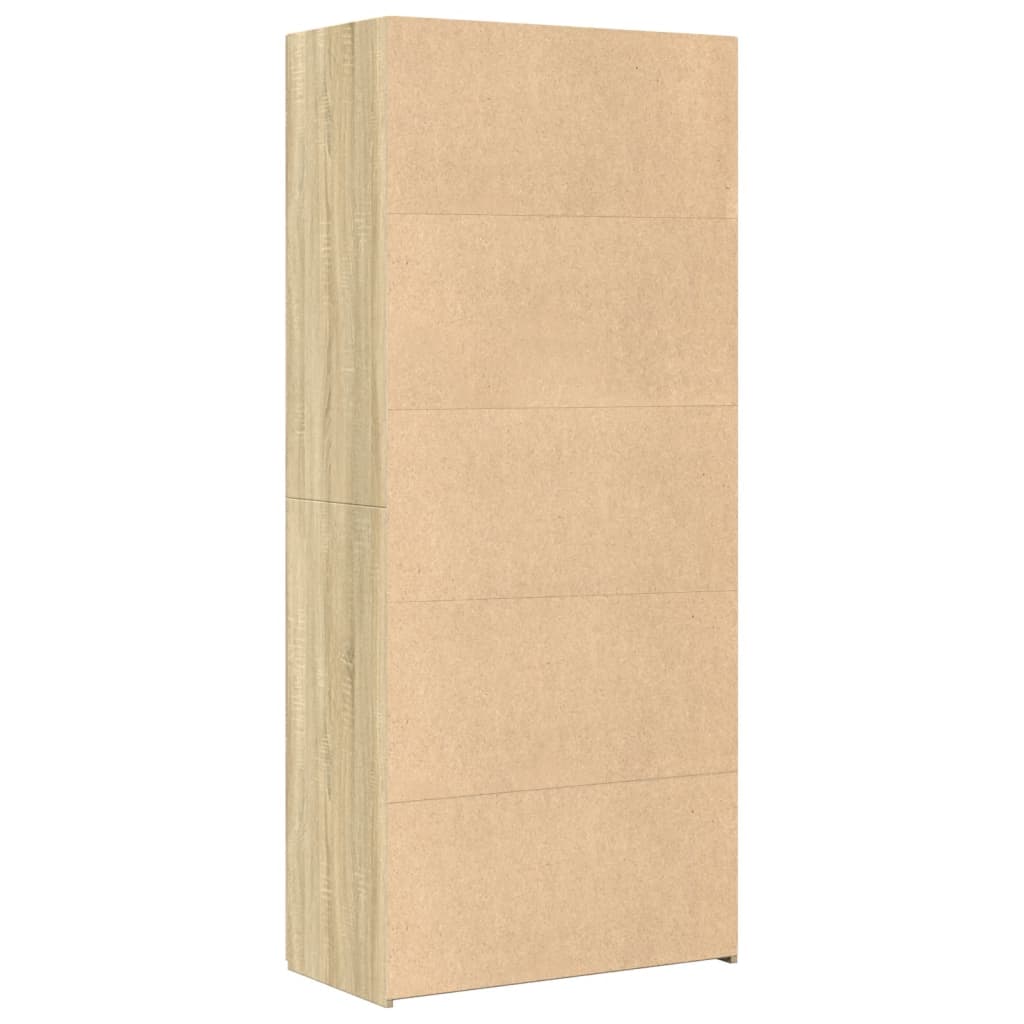 Highboard Sonoma Oak 80x42.5x185 cm Engineered Wood