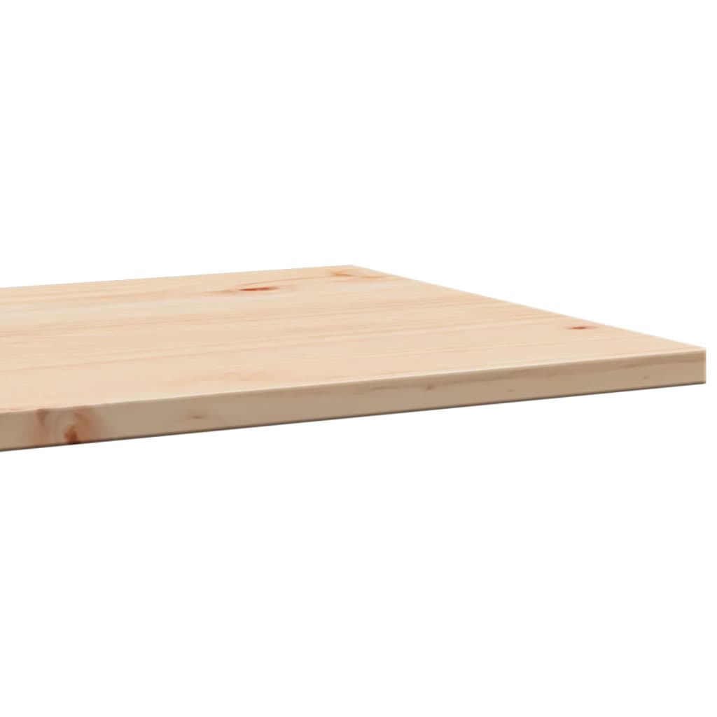 Table Top 40x40x1.7 cm Square Solid Wood Pine