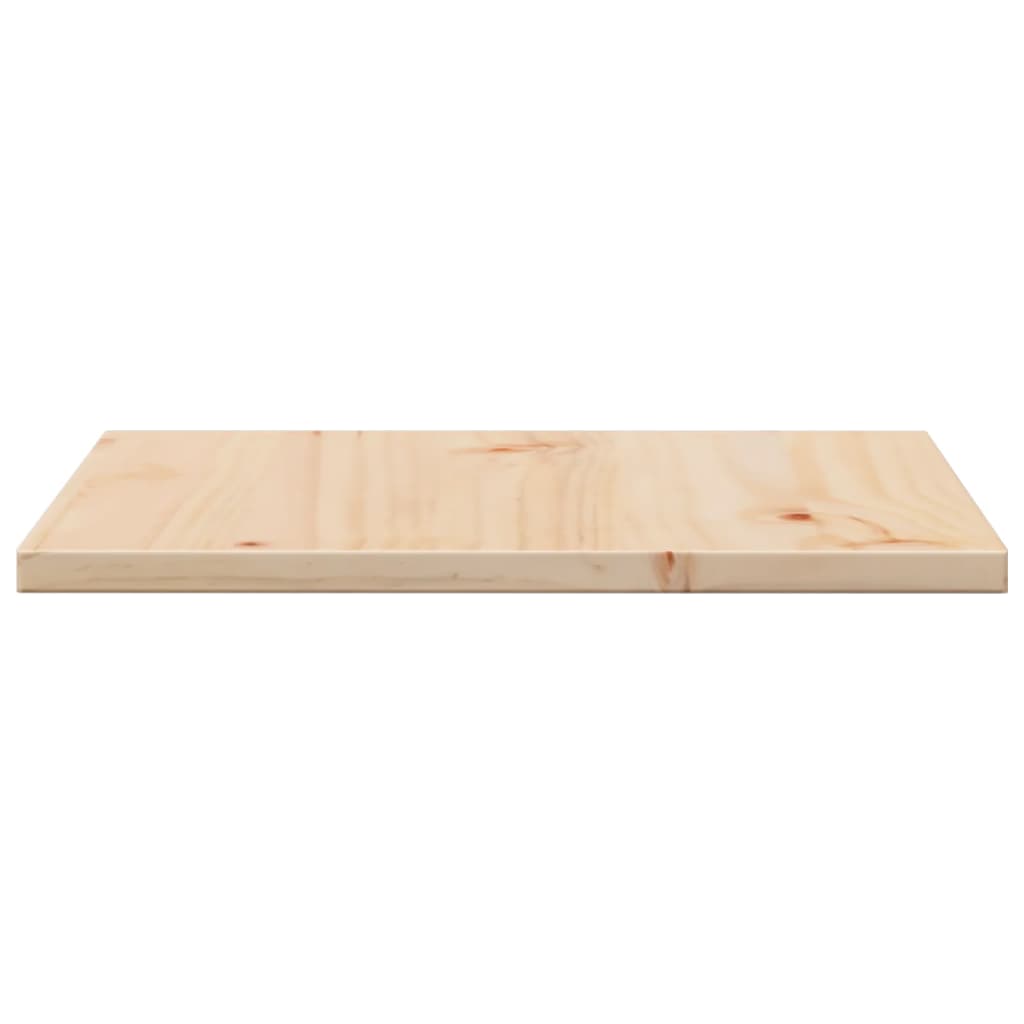 Table Top 50x50x1.7 cm Square Solid Wood Pine