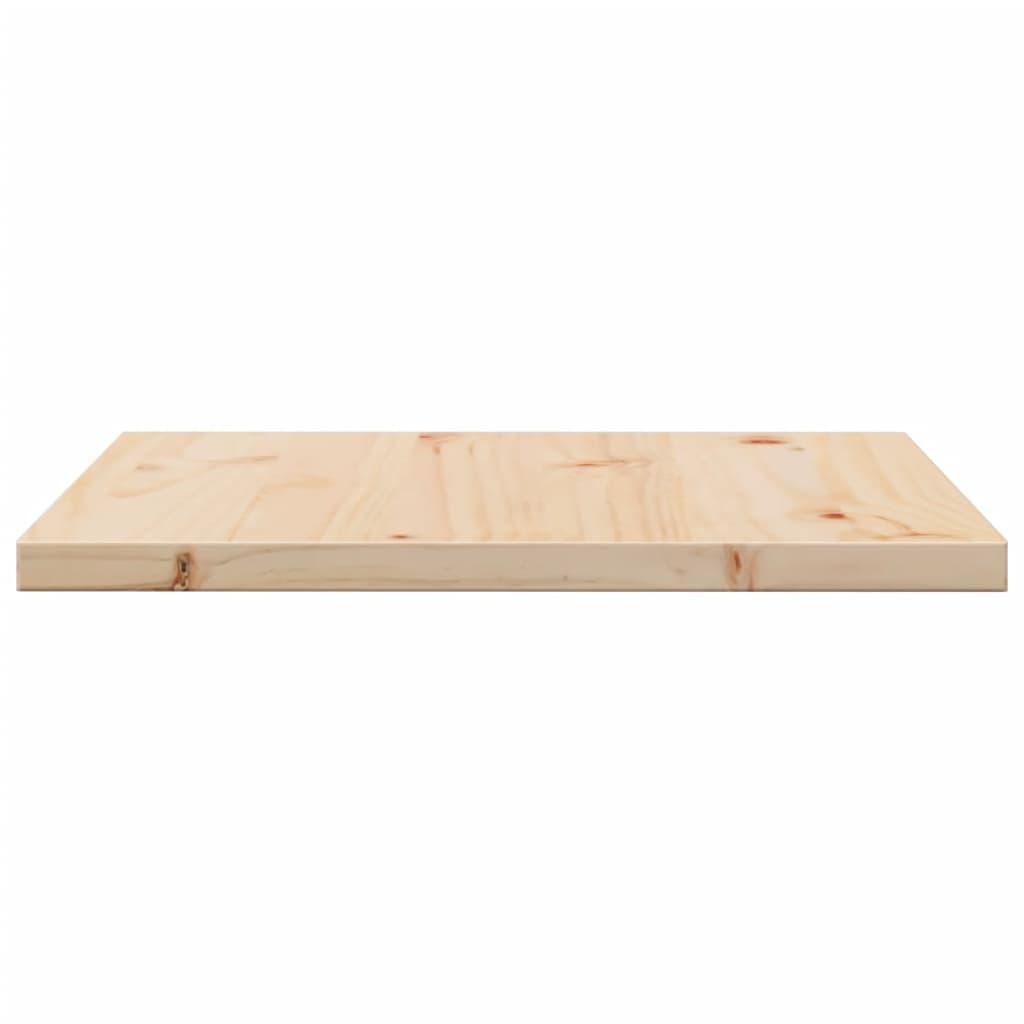 Table Top 50x50x2.5 cm Square Solid Wood Pine