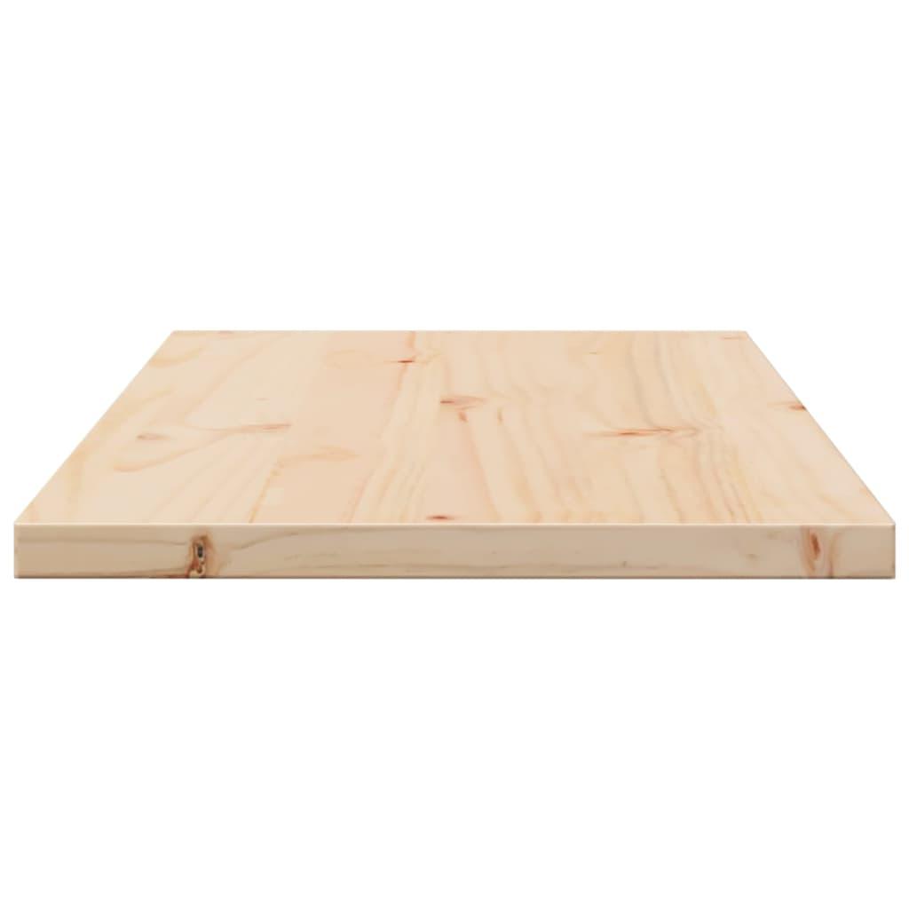 Table Top 90x40x2.5 cm Rectangular Solid Wood Pine