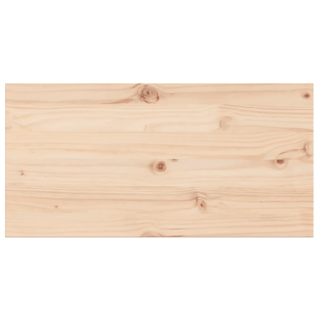 Table Tops 2 pcs 90x45x2.5 cm Rectangular Solid Wood Pine