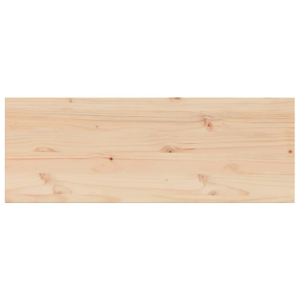 Table Top 110x40x2.5 cm Rectangular Solid Wood Pine