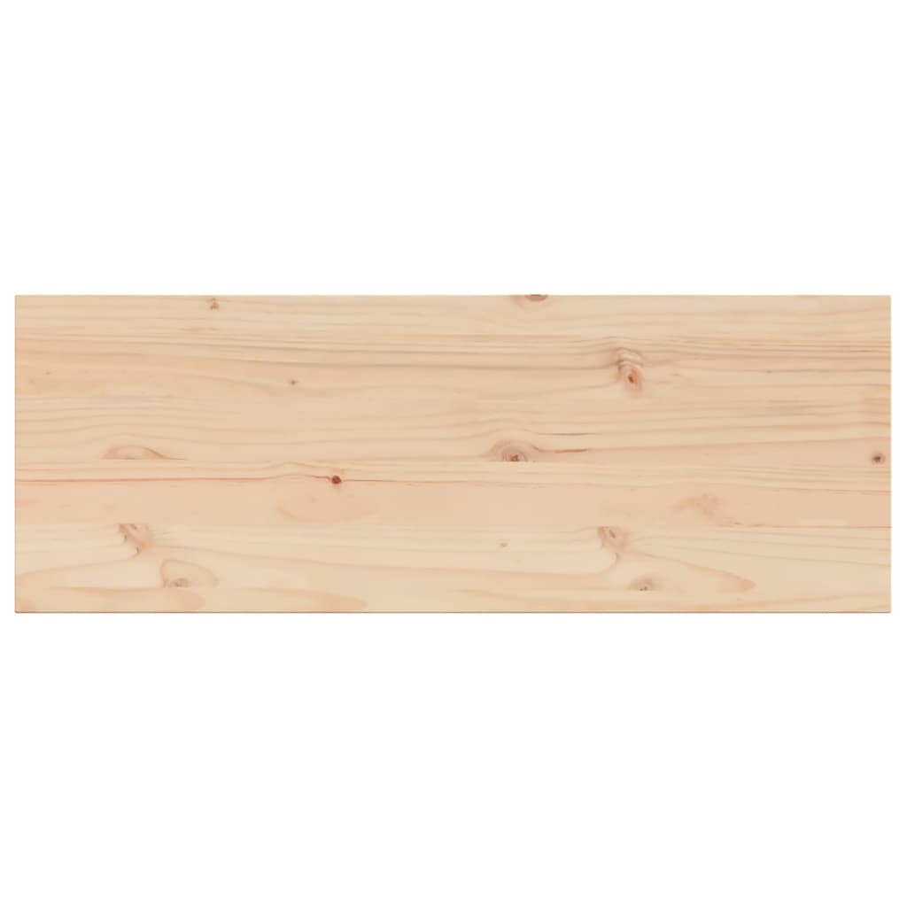 Table Top 110x40x2.5 cm Rectangular Solid Wood Pine