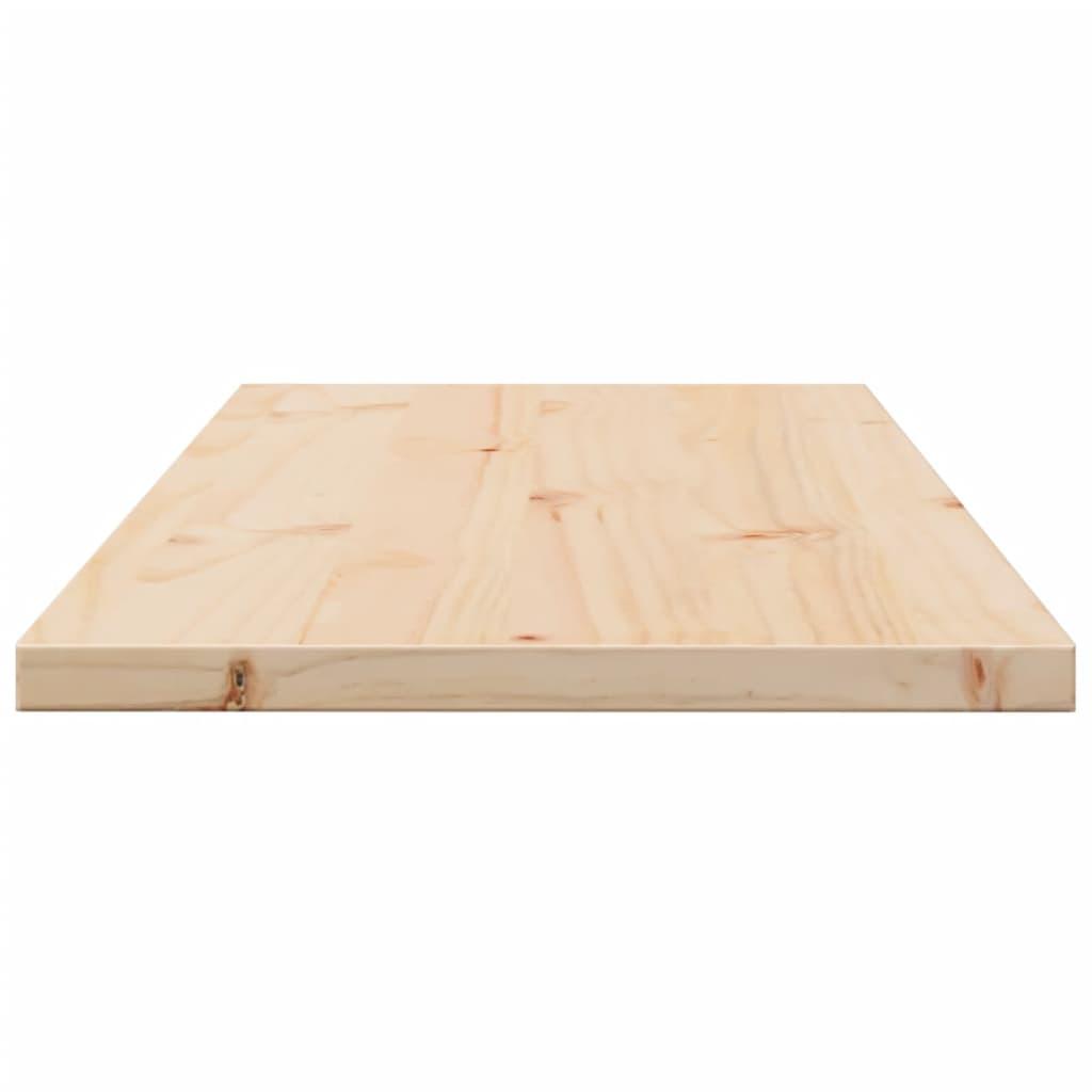 Table Top 110x40x2.5 cm Rectangular Solid Wood Pine