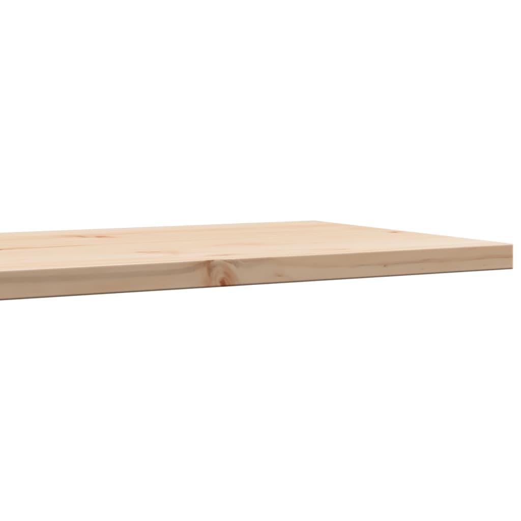 Table Top 110x40x2.5 cm Rectangular Solid Wood Pine