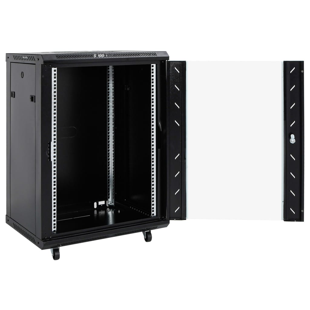 15U Network Cabinet with Swivel Feet 19" IP20 60x45x86 cm