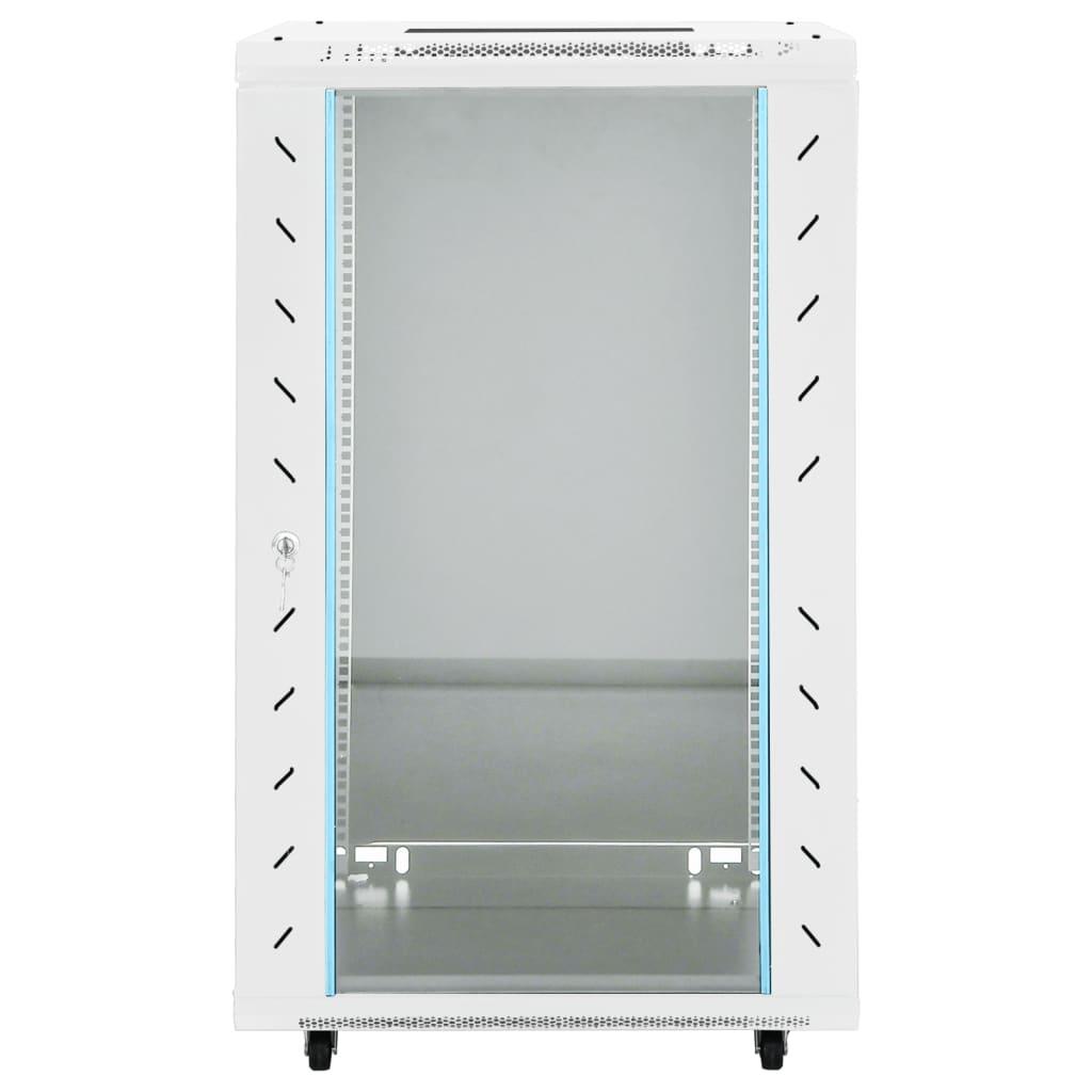 18U Network Cabinet with Swivel Feet 19" IP20 60x60x100 cm