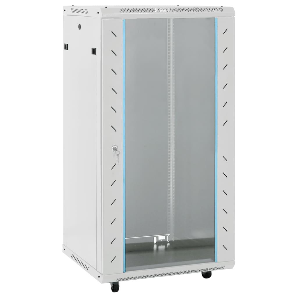 22U Network Cabinet with Swivel Feet 19&quot; IP20 60x60x120 cm