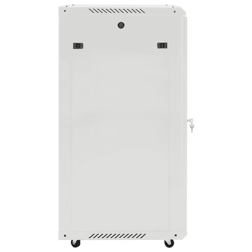 22U Network Cabinet with Swivel Feet 19" IP20 60x60x120 cm