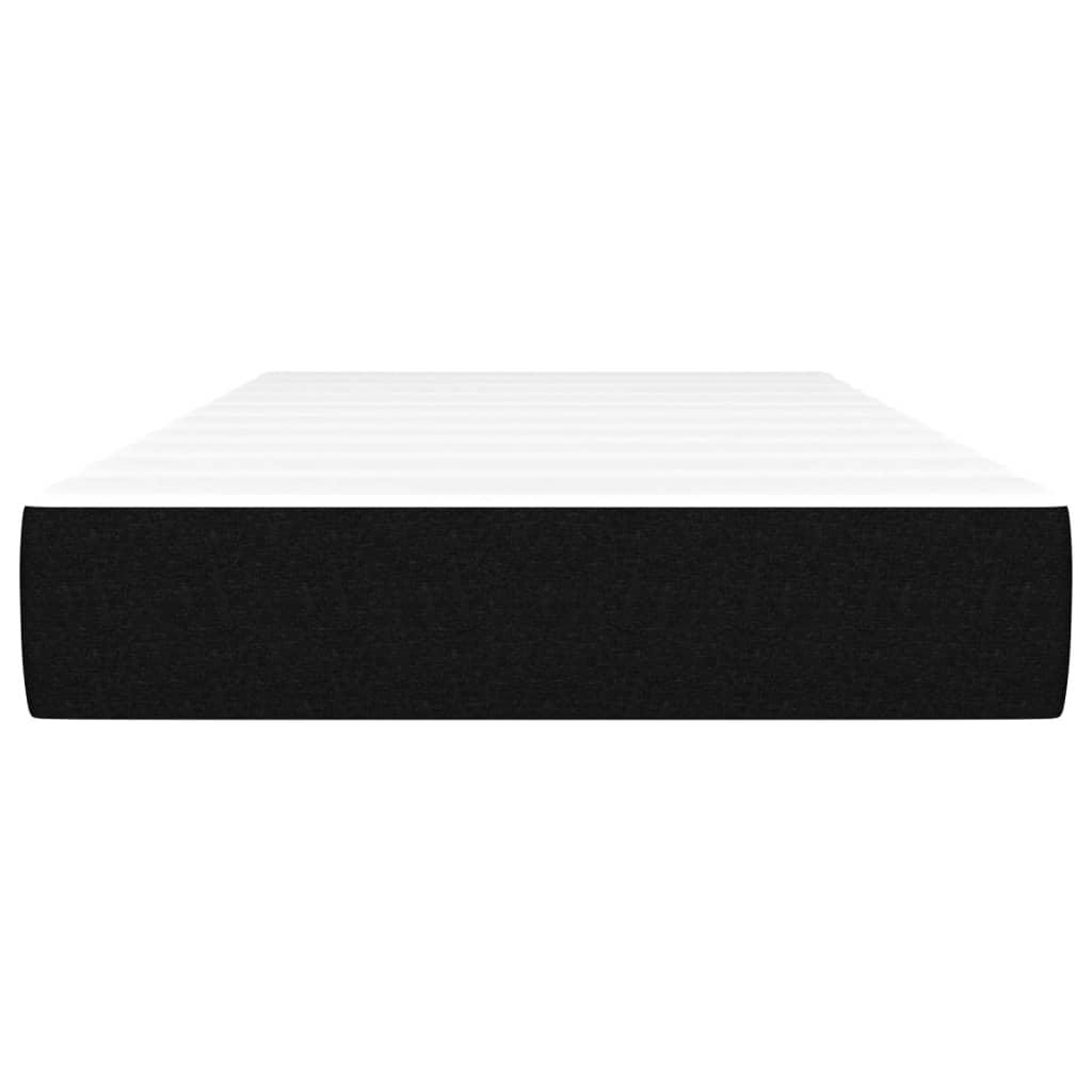 Pocket Spring Bed Mattress Black 106x203x20 cm King Single Size Fabric