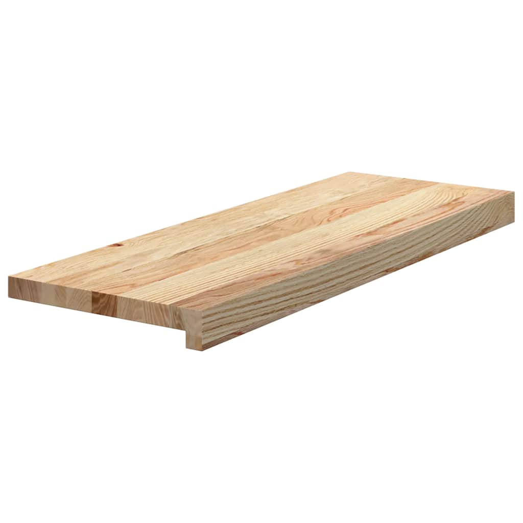 Stair Treads 4 pcs Untreated 70x25x2 cm Solid Wood Oak